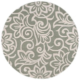 Safavieh Glamour 6'-0" x 6'-0" Rug in Sage Green / Ivory