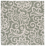 Safavieh Glamour 6'-0" x 6'-0" Rug in Sage Green / Ivory
