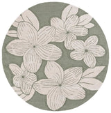 Safavieh Glamour 6'-0" x 6'-0" Rug in Sage Green / Ivory