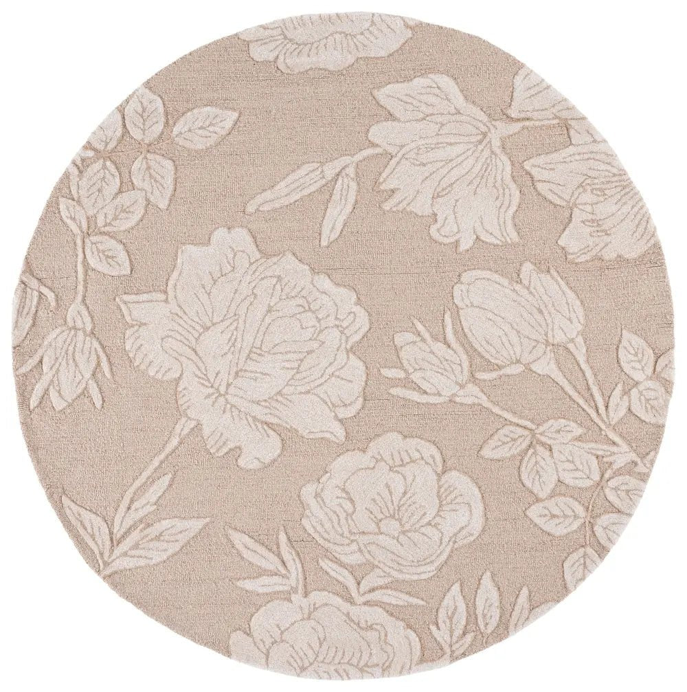 Safavieh Glamour 6'-0" x 6'-0" Rug in Beige / Ivory