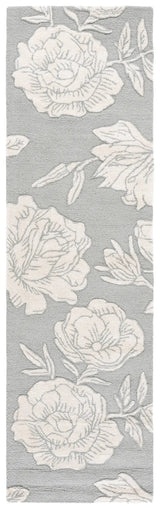 Safavieh Glamour 2'-3" x 8'-0" Rug in Light Grey / Ivory