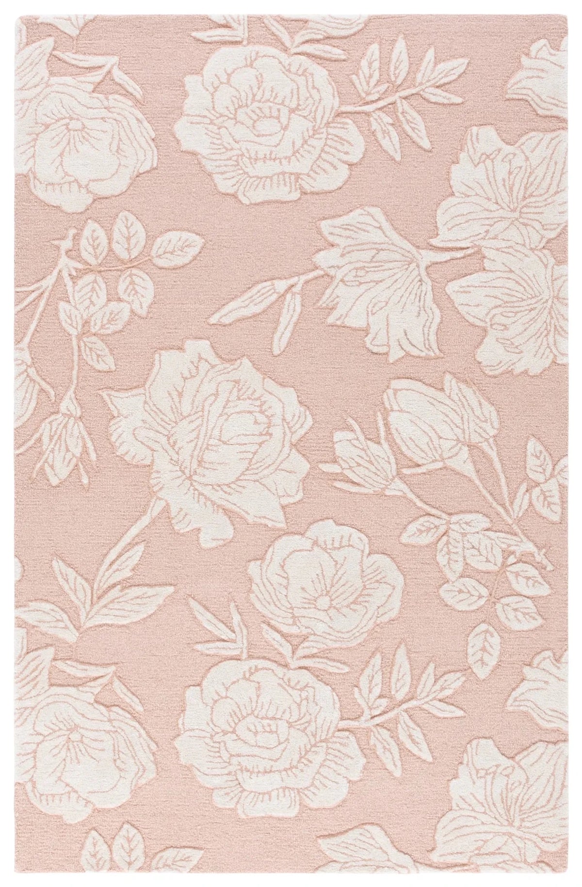 Safavieh Glamour 4'-0" x 6'-0" Rug in Light Pink / Ivory
