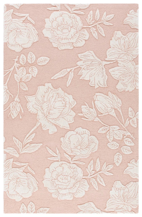 Safavieh Glamour 4'-0" x 6'-0" Rug in Light Pink / Ivory