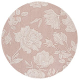 Safavieh Glamour 6'-0" x 6'-0" Rug in Light Pink / Ivory