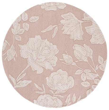Safavieh Glamour 6'-0" x 6'-0" Rug in Light Pink / Ivory