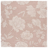 Safavieh Glamour 6'-0" x 6'-0" Rug in Light Pink / Ivory