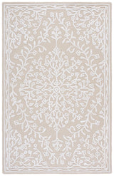Safavieh Glamour 4'-0" x 6'-0" Rug in Beige / Ivory