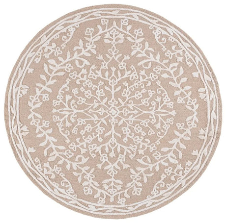 Safavieh Glamour 6'-0" x 6'-0" Rug in Beige / Ivory