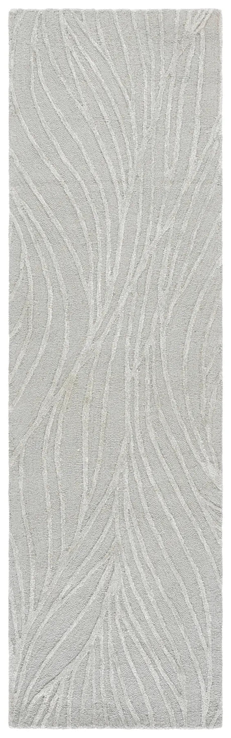 Safavieh Glamour 2'-3" x 8'-0" Rug in Light Grey / Ivory