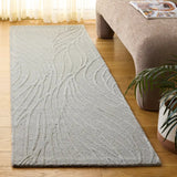 Safavieh Glamour 2'-3" x 8'-0" Rug in Light Grey / Ivory