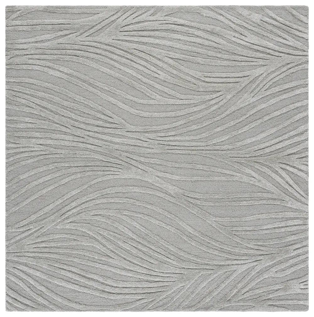 Safavieh Glamour 6'-0" x 6'-0" Rug in Light Grey / Ivory