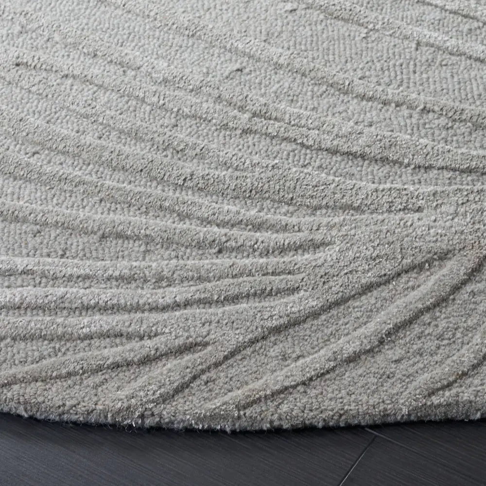 Safavieh Glamour 6'-0" x 6'-0" Rug in Light Grey / Ivory