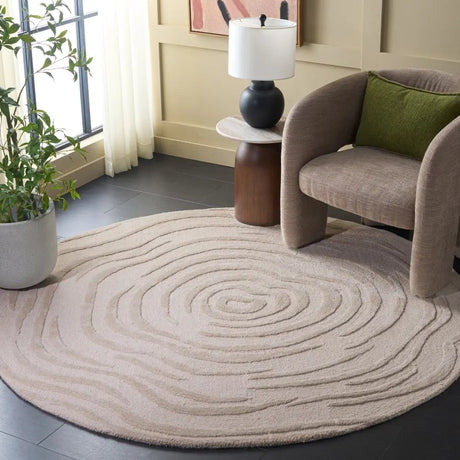 Safavieh Glamour 6'-0" x 6'-0" Rug in Ivory