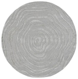 Safavieh Glamour 6'-0" x 6'-0" Rug in Light Grey