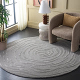 Safavieh Glamour 6'-0" x 6'-0" Rug in Light Grey