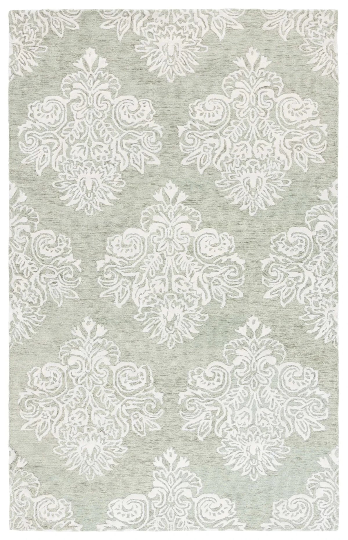 Safavieh Glamour 4'-0" x 6'-0" Rug in Sage / Ivory