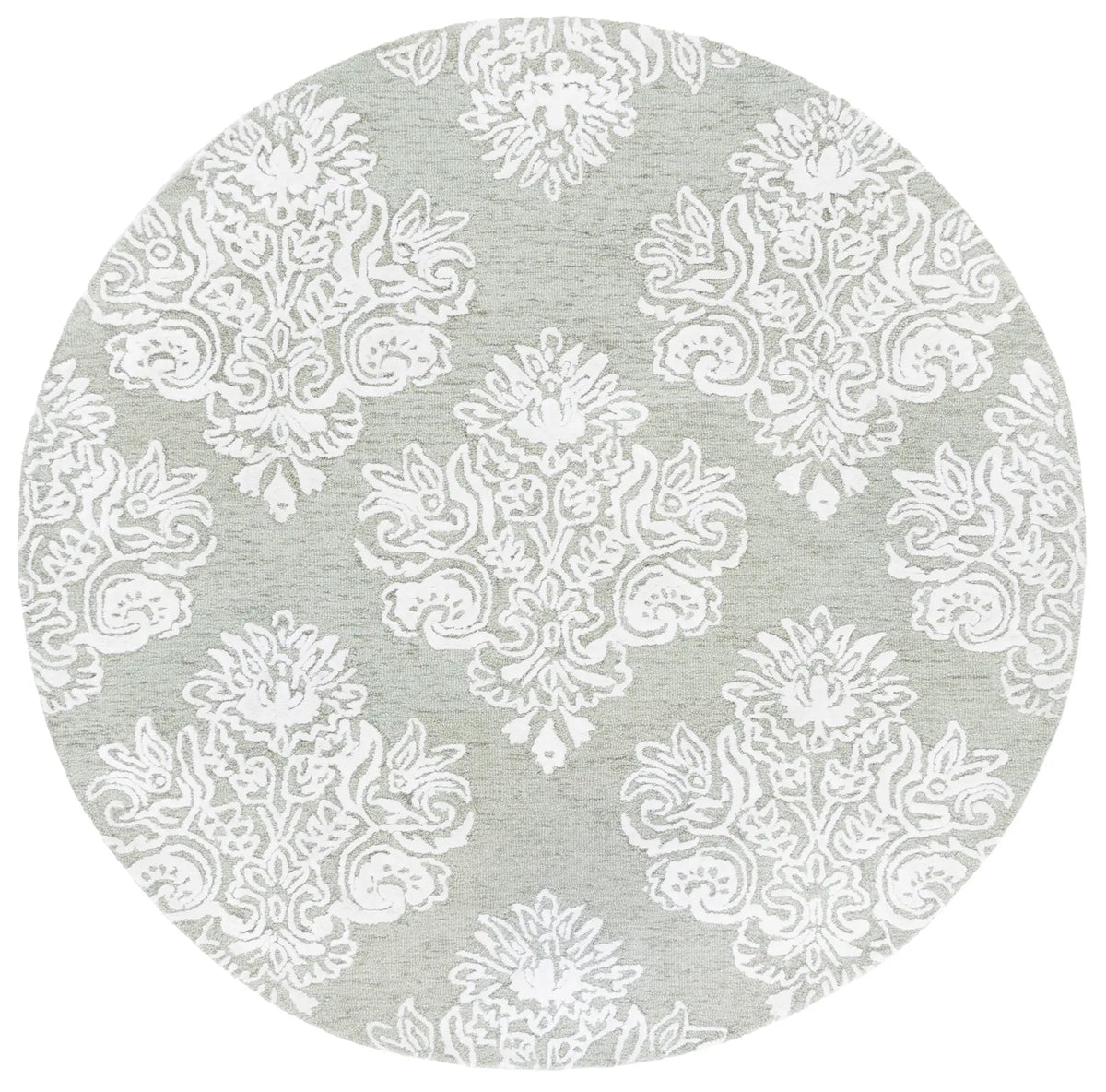 Safavieh Glamour 6'-0" x 6'-0" Rug in Sage / Ivory