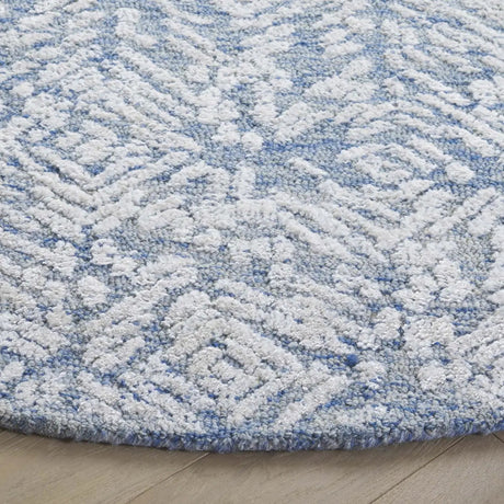 Safavieh Glamour 6'-0" x 6'-0" Rug in Blue / Ivory
