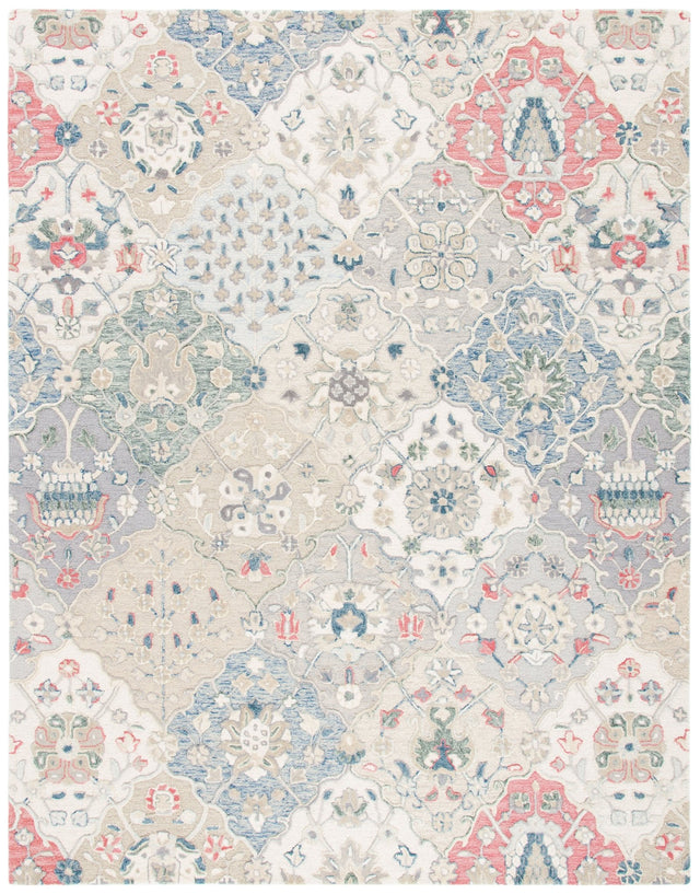 Safavieh Glamour Glm622A Ivory/Red Rugs - Safavieh - glm622a - 6r