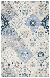 Safavieh Glamour Glm622B Beige/Blue Rugs - Safavieh - glm622b - 4