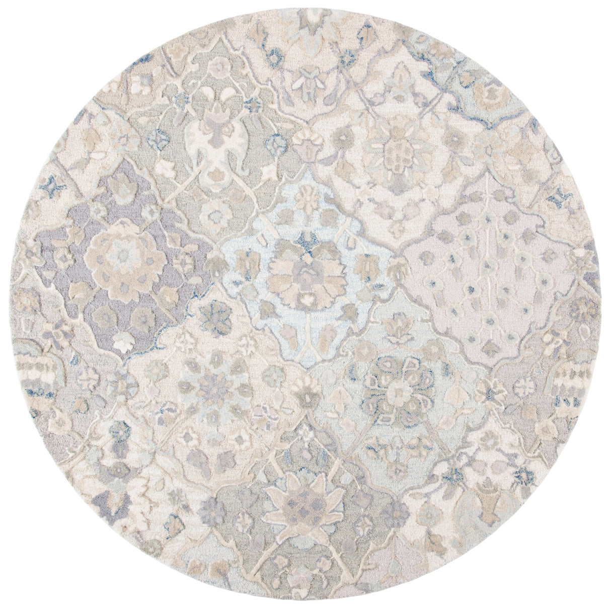 Safavieh Glamour Glm622F Grey/Blue Rugs - Safavieh - glm622f - 6r