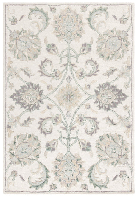 Safavieh Glamour Glm624A Ivory/Grey Rugs - Safavieh - glm624a - 6r