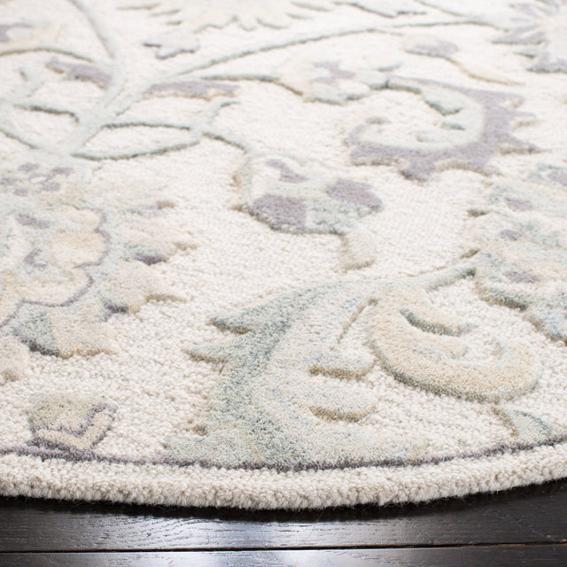 Safavieh Glamour Glm624A Ivory/Grey Rugs - Safavieh - glm624a - 6r