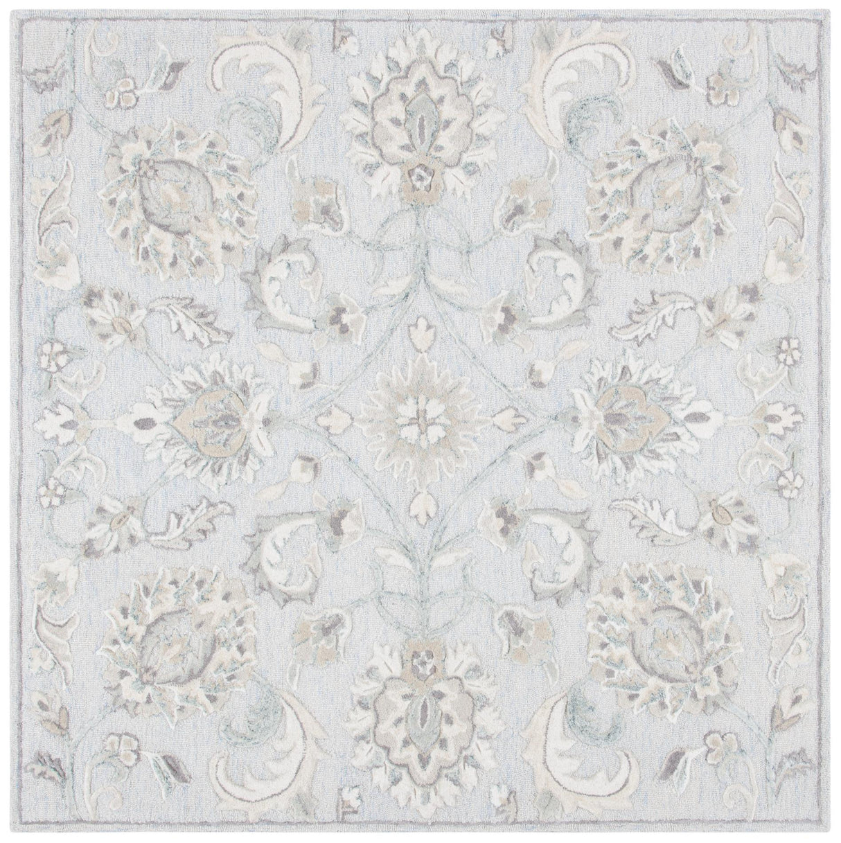 Safavieh Glamour Glm624L Light Blue/Ivory Rugs - Safavieh - glm624l - 6sq