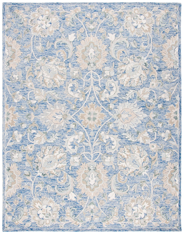 Safavieh Glamour Glm624M Blue/Beige Rugs - Safavieh - glm624m - 4