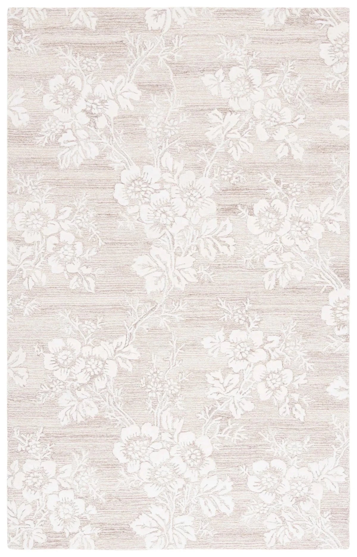Safavieh Glamour 4'-0" x 6'-0" Rug in Beige / Ivory