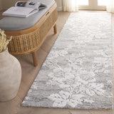 Safavieh Glamour 2'-3" x 8'-0" Rug in Grey / Ivory
