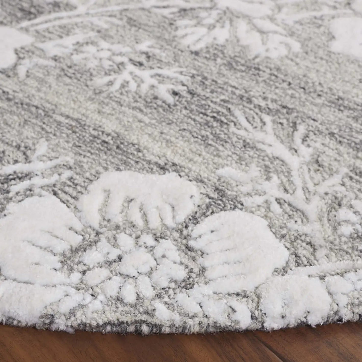 Safavieh Glamour 6'-0" x 6'-0" Rug in Grey / Ivory