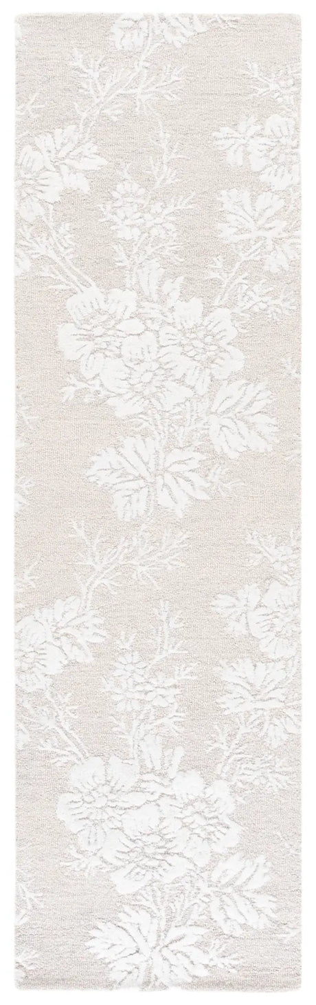 Safavieh Glamour 2'-3" x 8'-0" Rug in Silver / Ivory