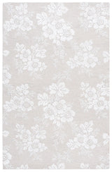 Safavieh Glamour 4'-0" x 6'-0" Rug in Silver / Ivory