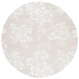 Safavieh Glamour 6'-0" x 6'-0" Rug in Silver / Ivory