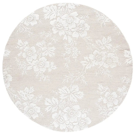 Safavieh Glamour 6'-0" x 6'-0" Rug in Silver / Ivory