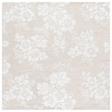 Safavieh Glamour 6'-0" x 6'-0" Rug in Silver / Ivory