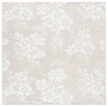 Safavieh Glamour 6'-0" x 6'-0" Rug in Silver / Ivory