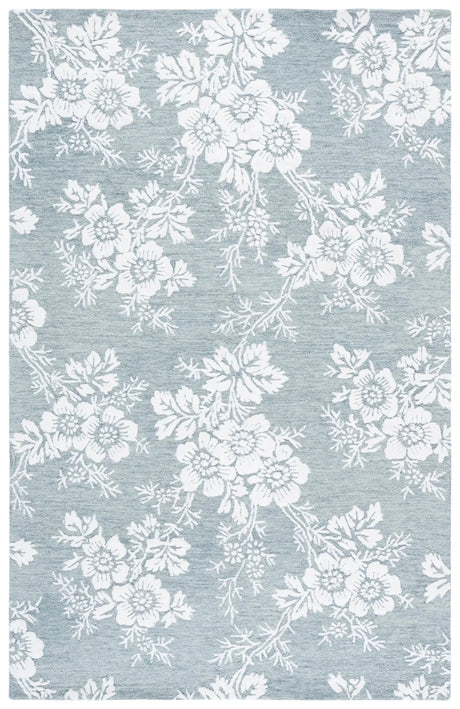 Safavieh Glamour 4'-0" x 6'-0" Rug in Blue / Ivory