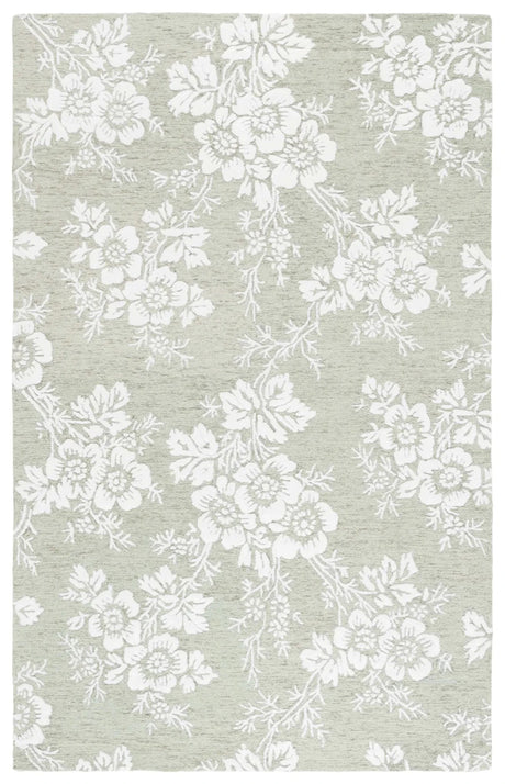 Safavieh Glamour 4'-0" x 6'-0" Rug in Sage / Ivory