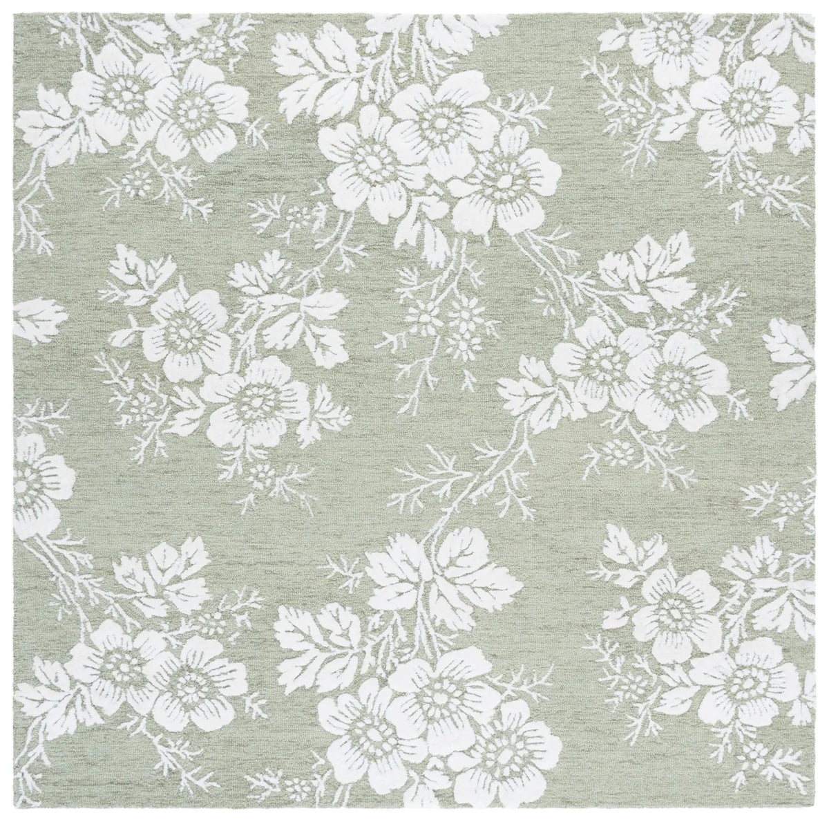 Safavieh Glamour 6'-0" x 6'-0" Rug in Sage / Ivory
