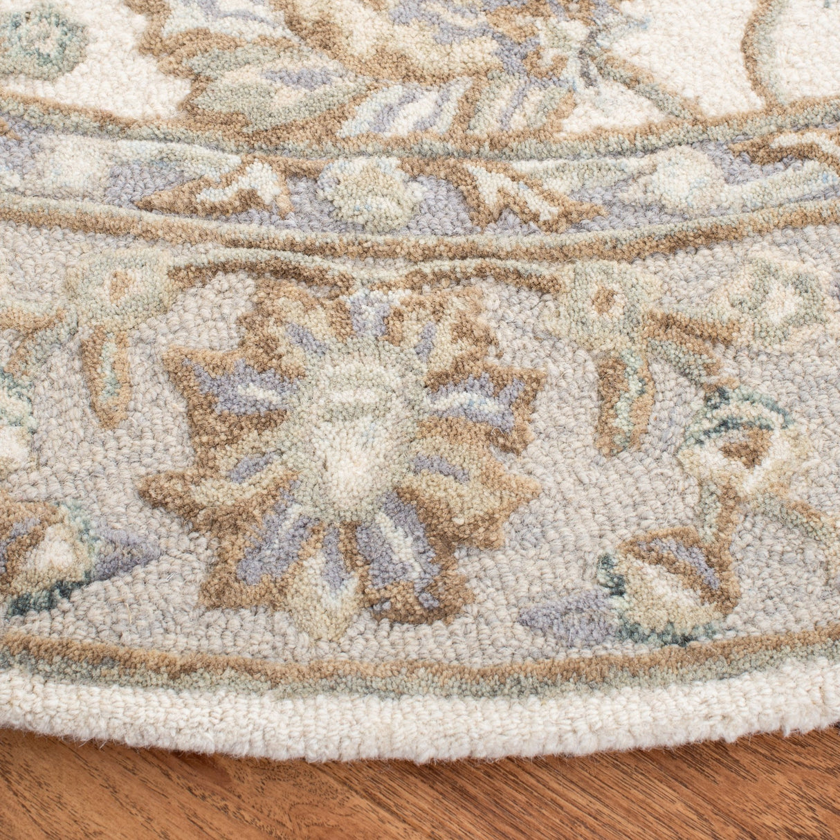 Safavieh Glamour Glm628A Ivory/Grey Rugs - Safavieh - glm628a - 6r