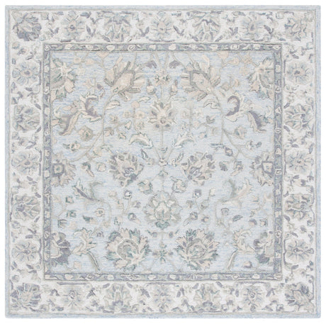 Safavieh Glamour Glm628M Light Blue/Ivory Rugs - Safavieh - glm628m - 6sq