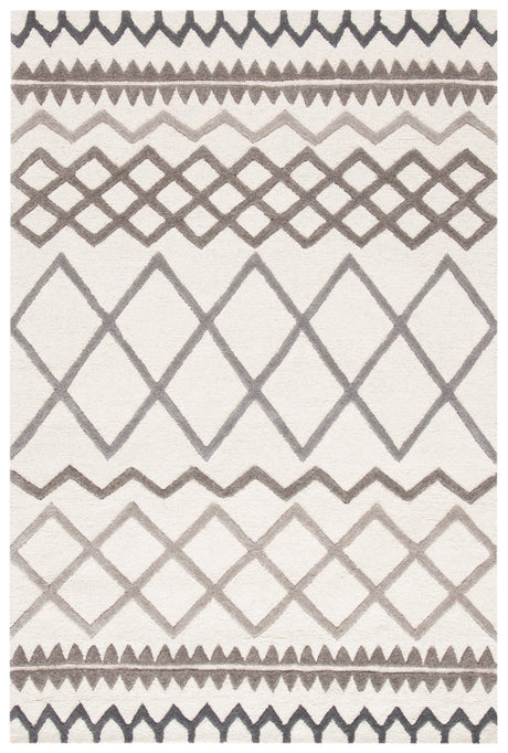 Safavieh Glamour Glm634A Ivory/Grey Rugs - Safavieh - glm634a - 6r