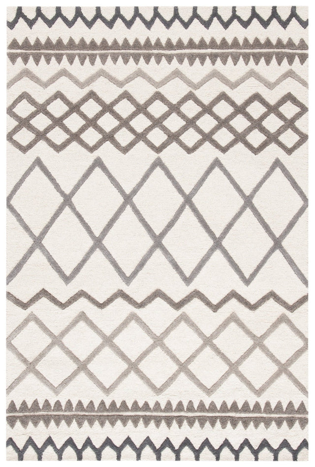 Safavieh Glamour Glm634A Ivory/Grey Rugs - Safavieh - glm634a - 6r