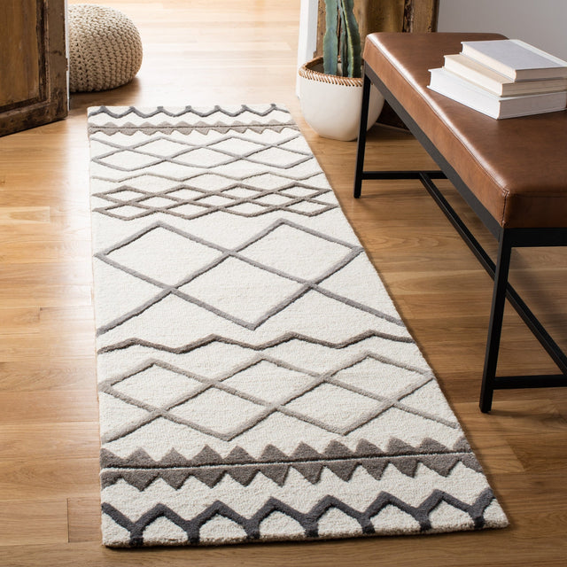 Safavieh Glamour Glm634A Ivory/Grey Rugs - Safavieh - glm634a - 6r