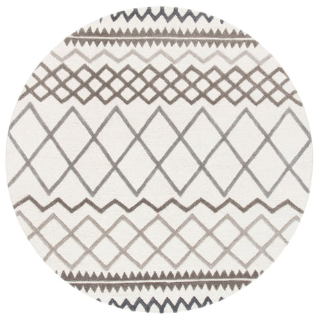 Safavieh Glamour Glm634A Ivory/Grey Rugs - Safavieh - glm634a - 6r