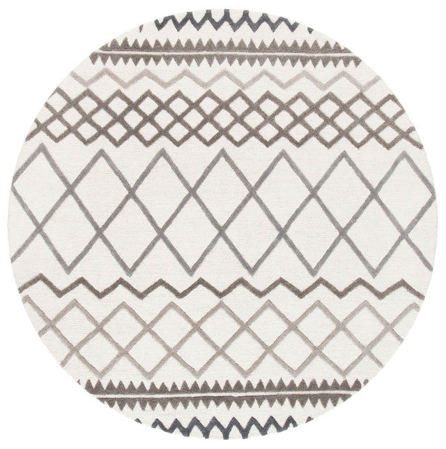 Safavieh Glamour Glm634A Ivory/Grey Rugs - Safavieh - glm634a - 6r
