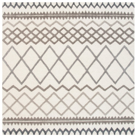 Safavieh Glamour Glm634A Ivory/Grey Rugs - Safavieh - glm634a - 6sq
