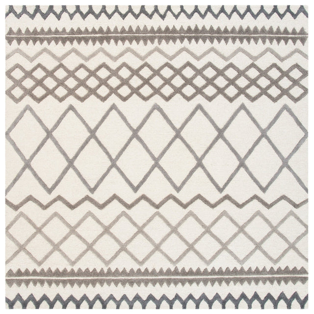 Safavieh Glamour Glm634A Ivory/Grey Rugs - Safavieh - glm634a - 6sq